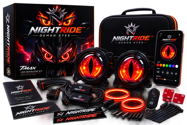 NIGHTRIDE™ Demon Eyes LED Headlight Kit